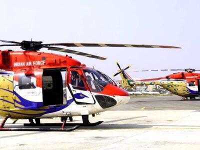 Aerobatics Helicopters from HAL made totally indegenously