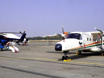 Around 25 aircrafts at display