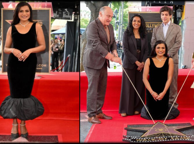 Mindy Kaling was star on the Hollywood Walk