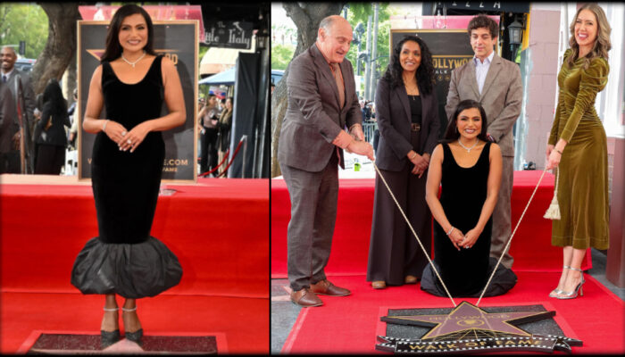 Mindy Kaling was star on the Hollywood Walk
