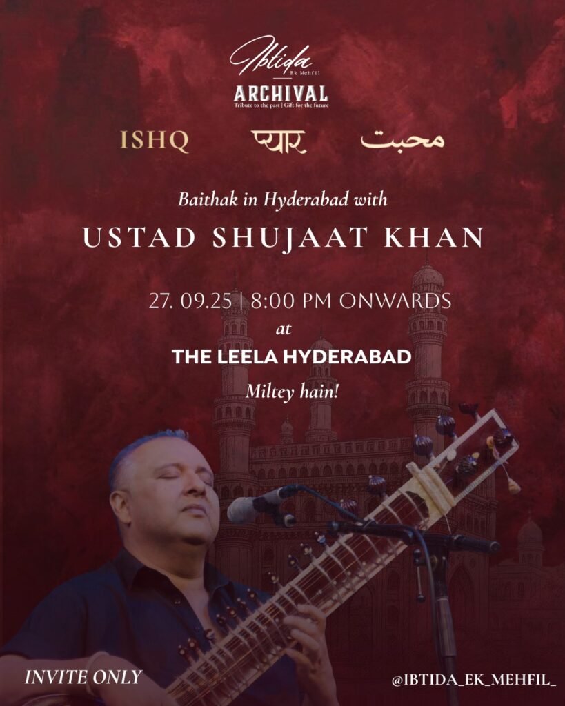 Ustad Sujaat Khan in Hyderabad 