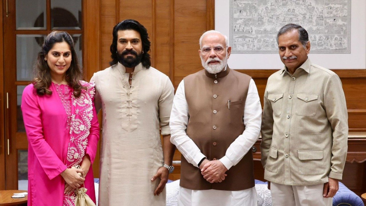 Ram Charan, APL Celebrate Archery League Success with Modi