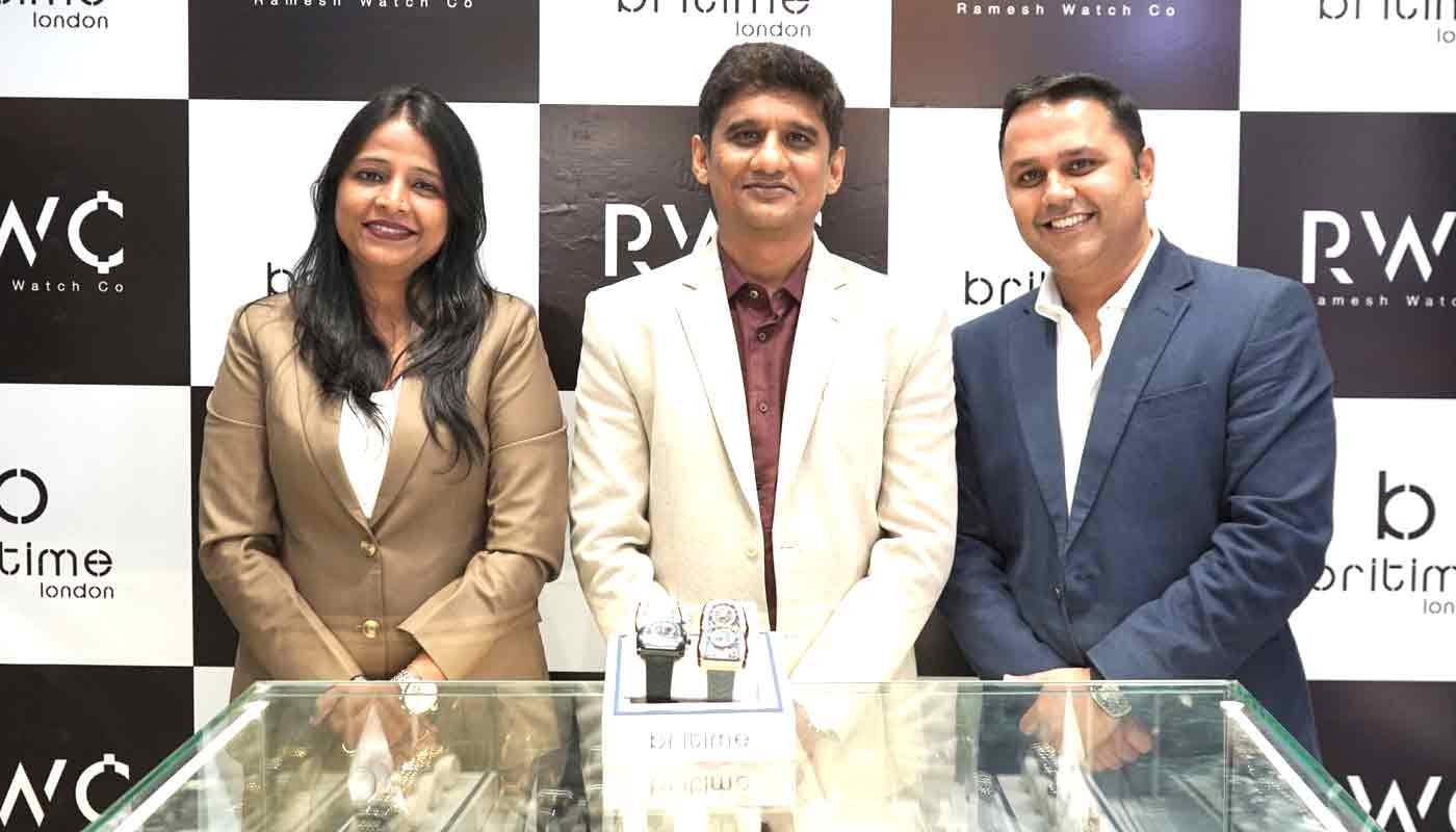 Ramesh Watch Company introduces the British luxury watch brand Britime London at Jubilee Hills, Hyderabad