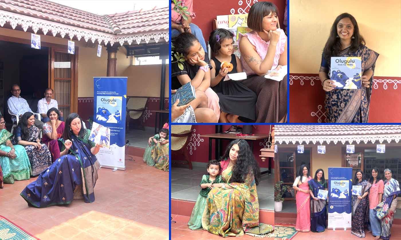 Olugulu’s Enchanting Debut at Hyderabad’s Kathatitam Library 