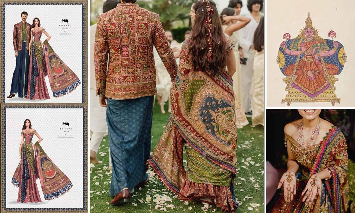 Divine Threads and Festive Hues: Rashmika Mandanna’s Torani Mehendi Look Steals the Spotlight