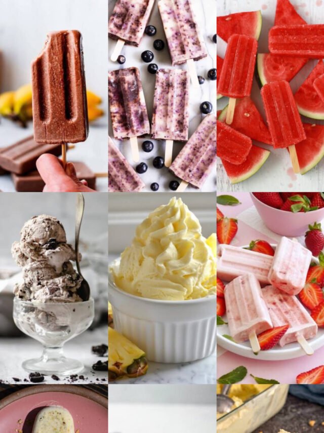 Easy Homemade Ice Creams & Popsicles Recipes