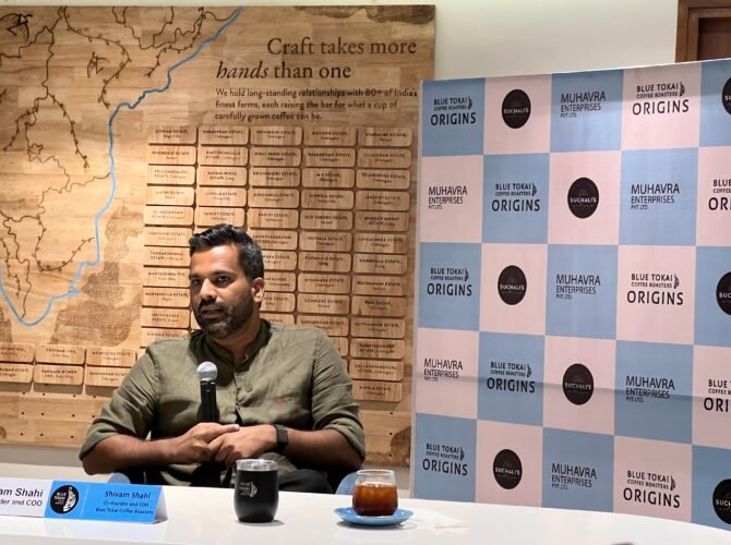 Shivam Shah, Co founder of Blue Tokai Coffee Roasters