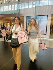 Shopping with mom