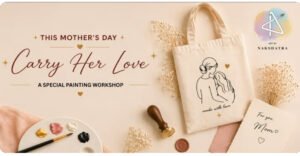 Chika Cafe tote painting workshop
