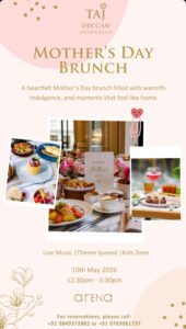 Taj Deccan Mother’s Day brunch