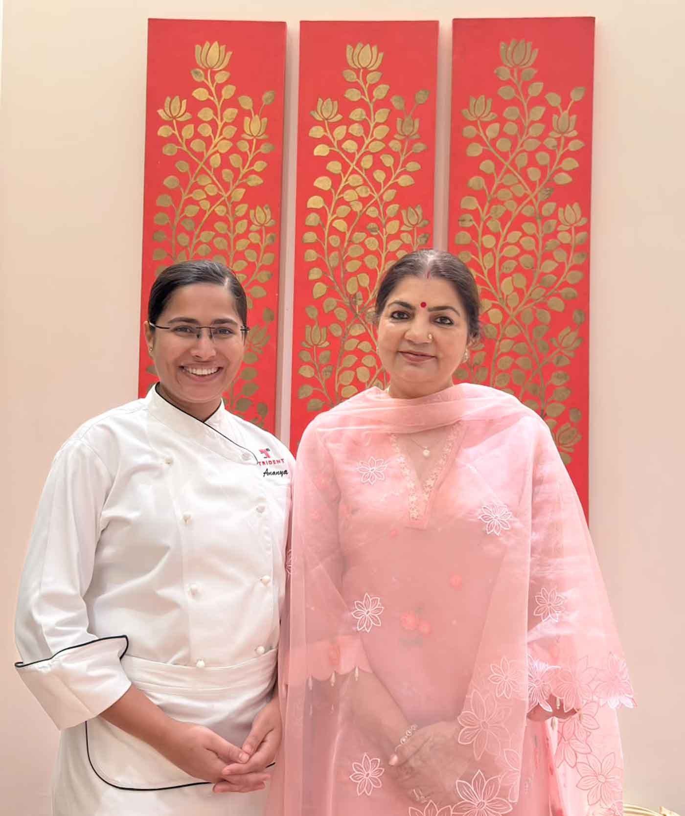 Chef Shubhra with Kanak's Chef Ananya