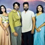 Left to Right => Director: Ram Nandhan l Heroine l Rayancha Kokkura l Hero Meghamsh Srihari k Manoj Manchu l Shivathmika Rajashekar l Producer Kondaru Venkatesh