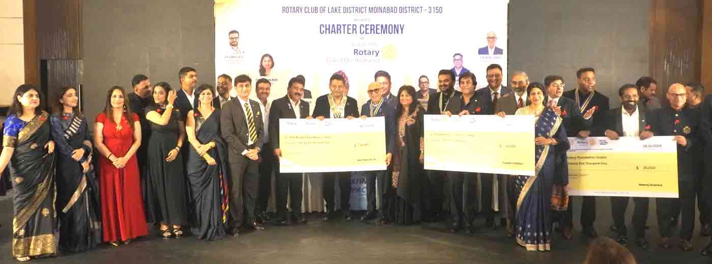 Rotary Club of One Hyderabad Becomes World’s Second 100% Paul Harris Society Club