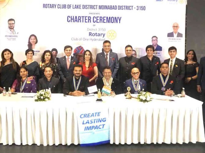 Rotary Club of One Hyderabad Becomes World’s Second 100% Paul Harris Society Club