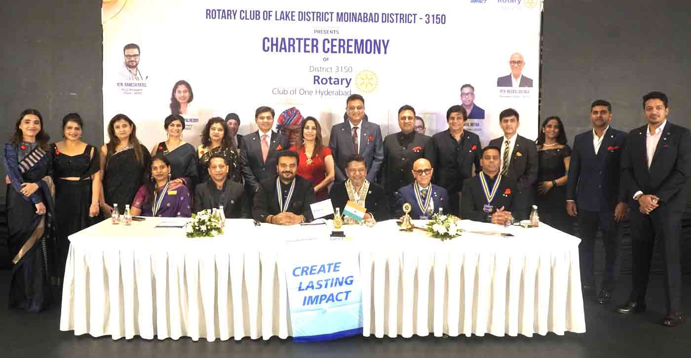 Rotary Club of One Hyderabad Becomes World’s Second 100% Paul Harris Society Club